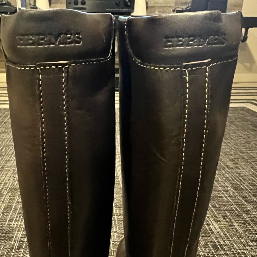 Hermes Knee High Boots Sleek Design